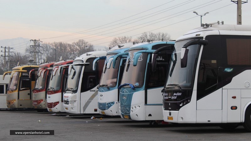 اتوبوس های مسافربری در مشهد